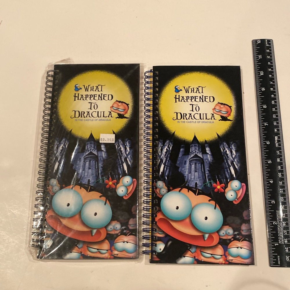 NWT “What Happened to Dracula,” Spiral Notebooks